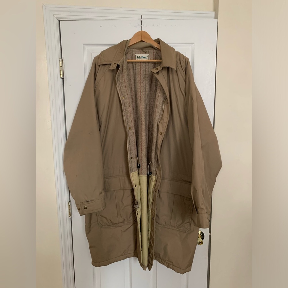 Vintage LL Bean Wool Lined Chore Coat - XXL